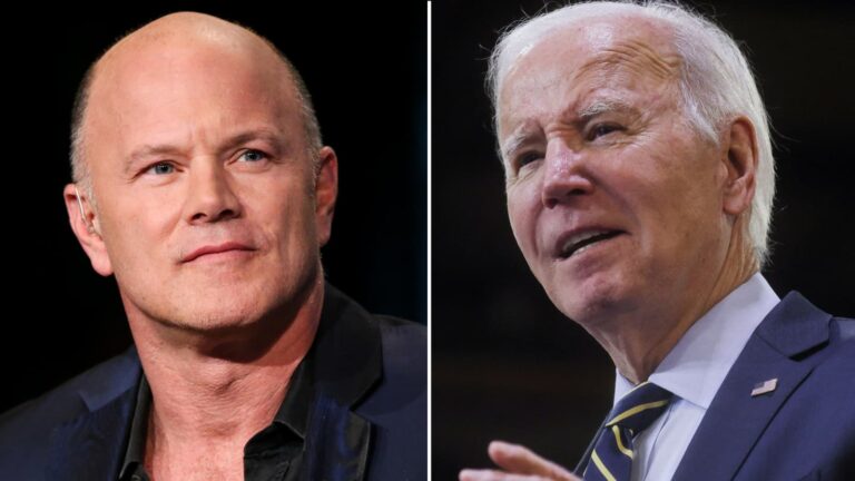 In 2020, cryptocurrency fund manager Mike Novogratz, who donated $200,000 to Biden’s campaign, is now supporting Democratic opponent Dean Phillips